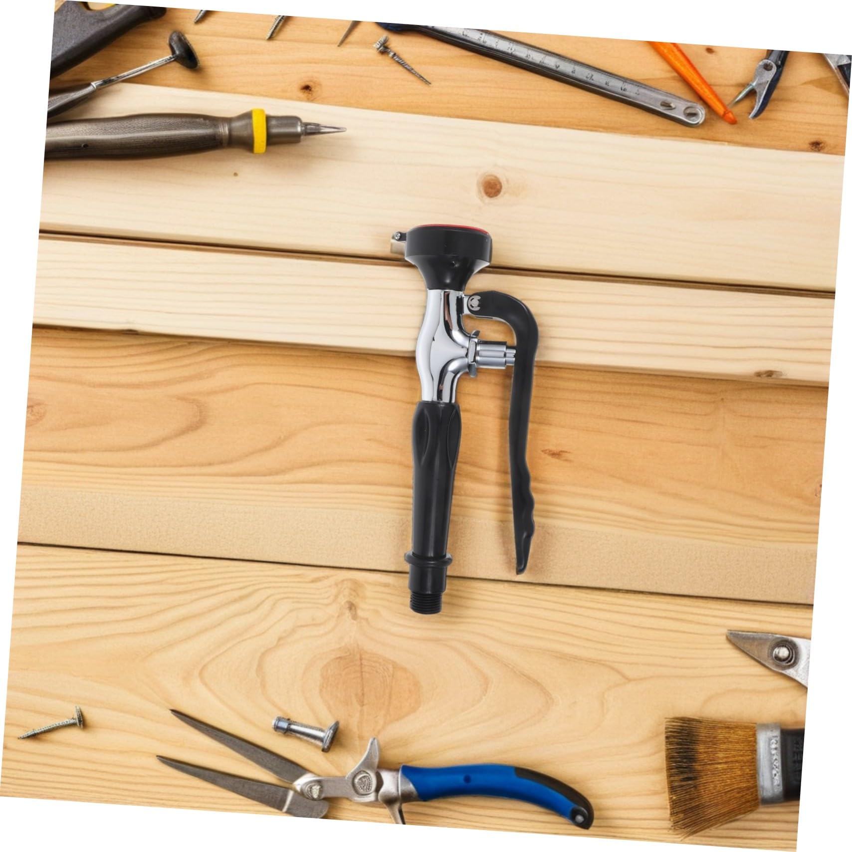 Portabler Not Augendusche Augendusche mit Schlauch 1 Satz Edelstahl | Kupfer, Sofortige Aktivierung, für Chemische Bereiche und Zuhause, Augenspülstation mit Laborarmatur