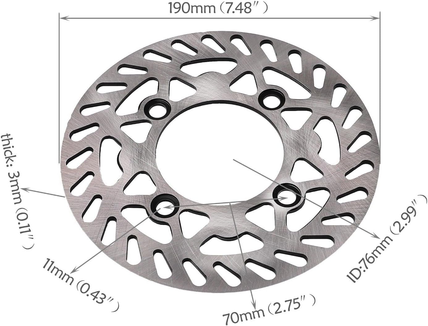 Front 70/100-19 & Rear 90/100-16 Motorcycle Wheel 16" 19" Tire Rim 15mm Axle & Brake Disc Rotor for Off-Road Dirt Pit Bike Trail Scooter Big Wheel Motocross Apollo Razor 150cc 200cc 250cc DIY Rebuild