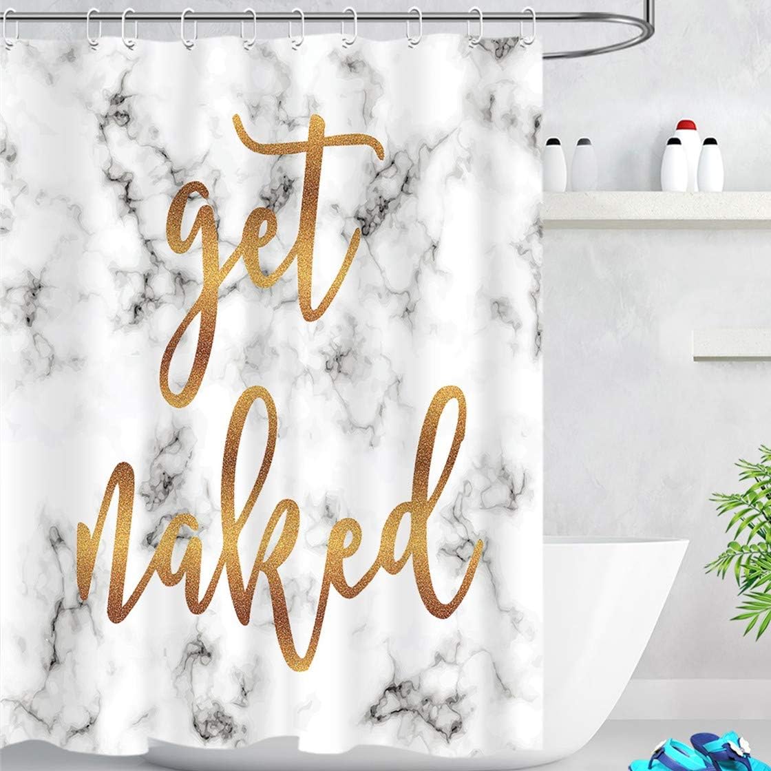 Badezimmer Vorhang Mit Blauem Kreismuster - Wasserdicht 165x152 Cm