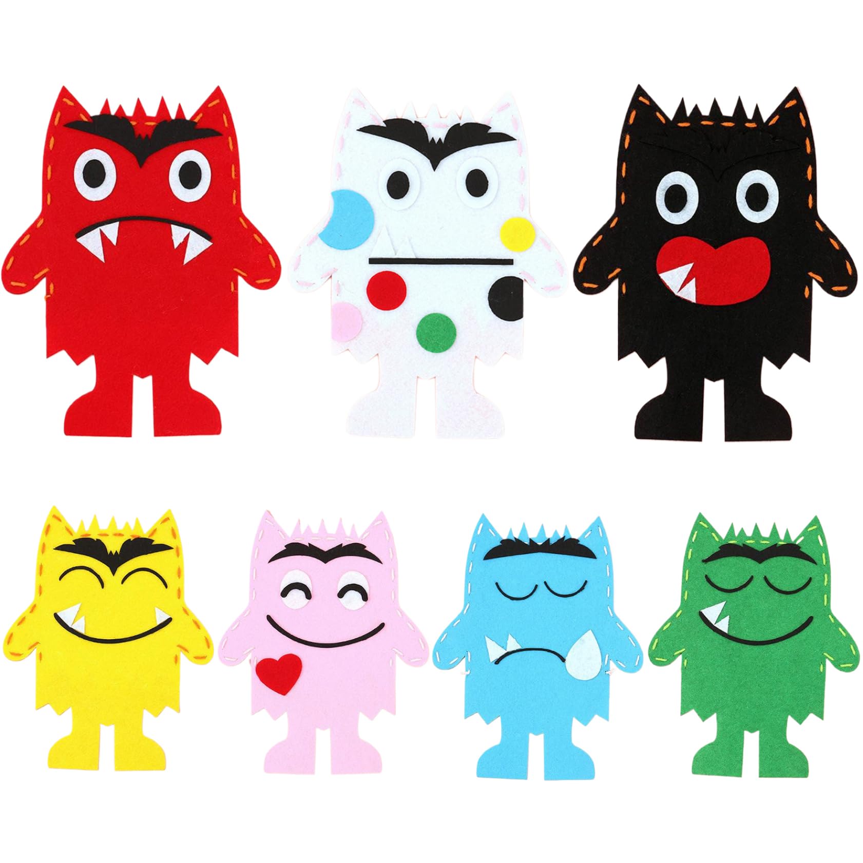 Lot De 20 Marionnettes à Doigts Monstres Et Dinosaures – En Plastique Souple Pour Enfants Et Tout-petits