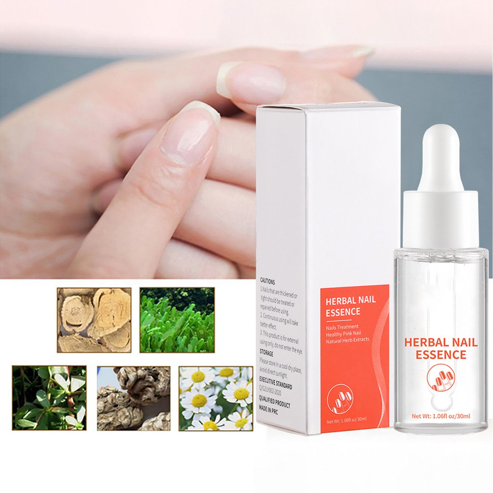 Sérum De Croissance Et De Renforcement des Ongles, Solution De Traitement De Réparation des Ongles 30 Ml, Sérum De Renforcement de la Croissance des Ongles Doux à Base De Plantes Pour les Ongles des P