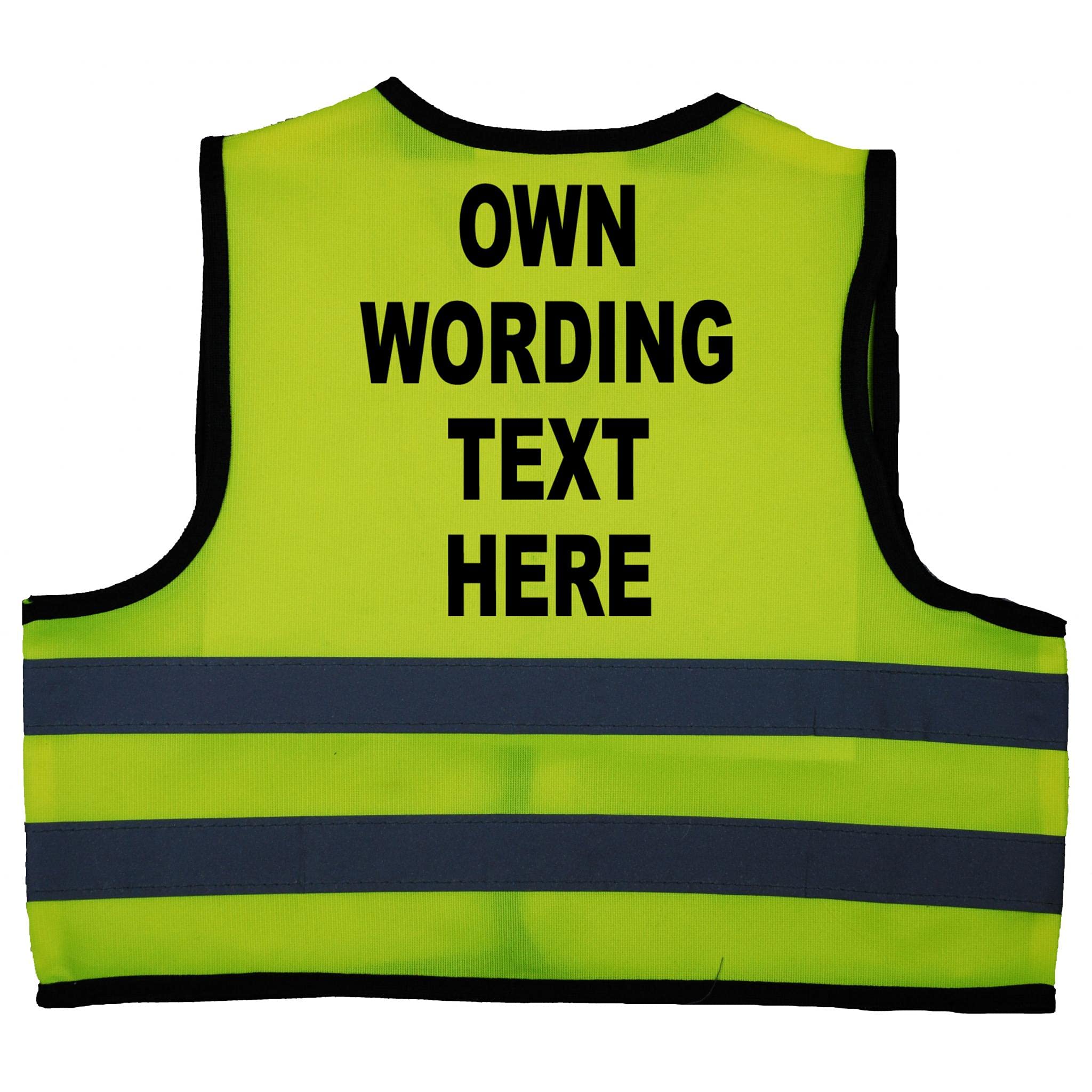 Acce Products Personalised Baby, Toddler, Children's, Kids Hi Vis Jacket