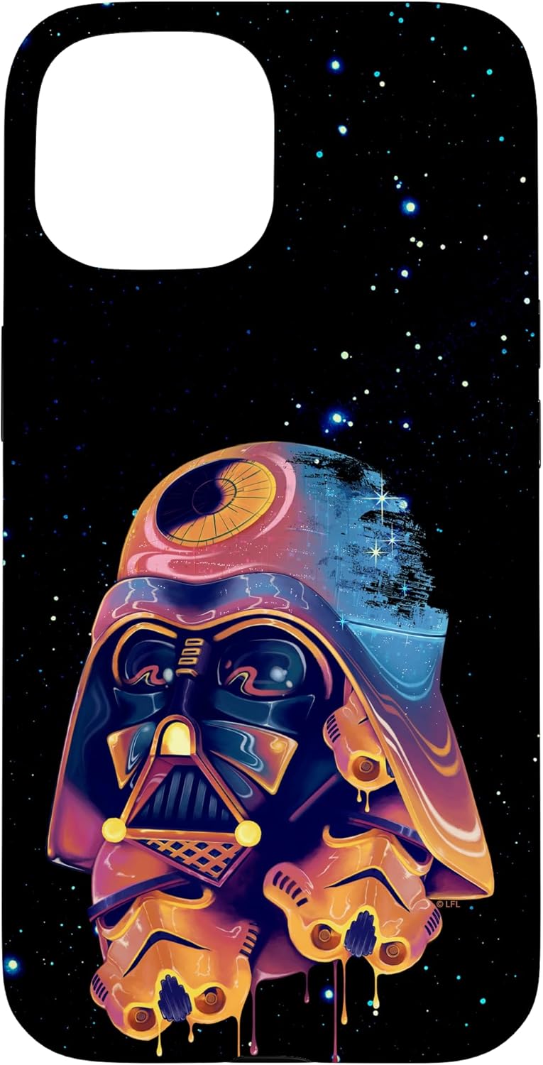 iPhone 14 Star Wars Darth Vader Groovy Neon Mashup Case