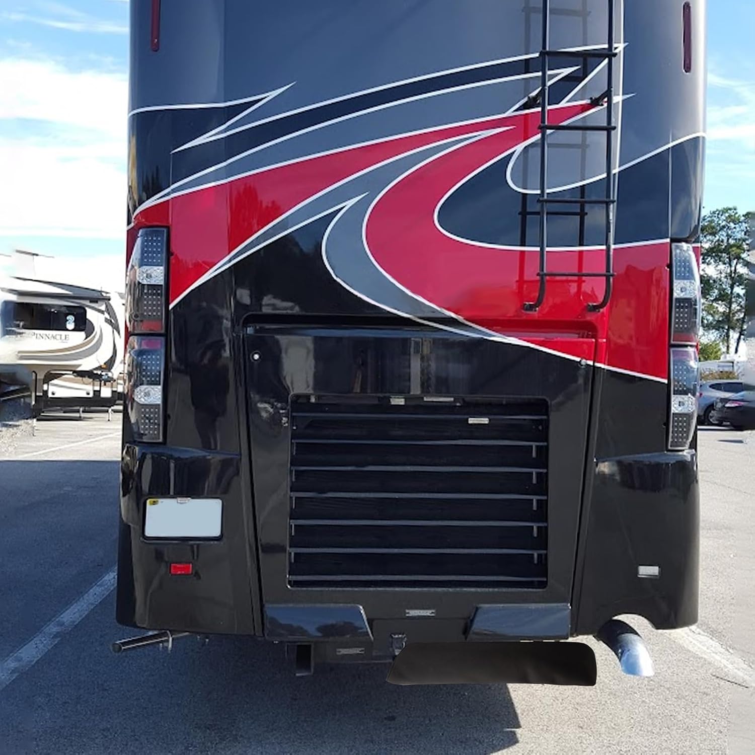 Tow Bar Cover Tow Bar Storage Bag,Tow Bars,Tow Bar Accessories,Compatible with Roadmaster 055-3 Motorhome Mounted Tow Bars,Cover for All Sterlings Falcons Blackhawk towbars Marine Grade (Black)