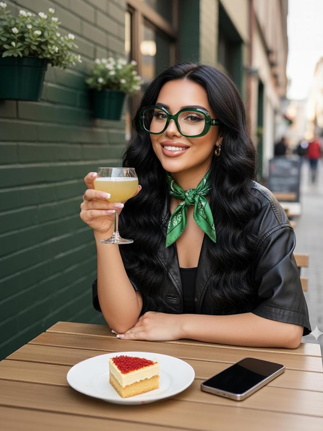 VISOONE Oversized Round Computer TR90 Blue Light Blocking Glasses for Women Men Lavinia - Image 3