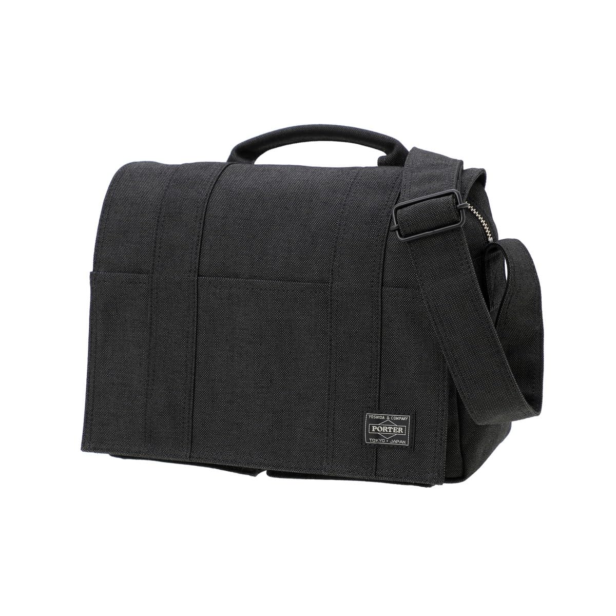 PORTER / ショルダーバッグ/コットン/BLK/592-06581 Amazon | ポーター(porter)・スモーキー・フラップショルダーM 592