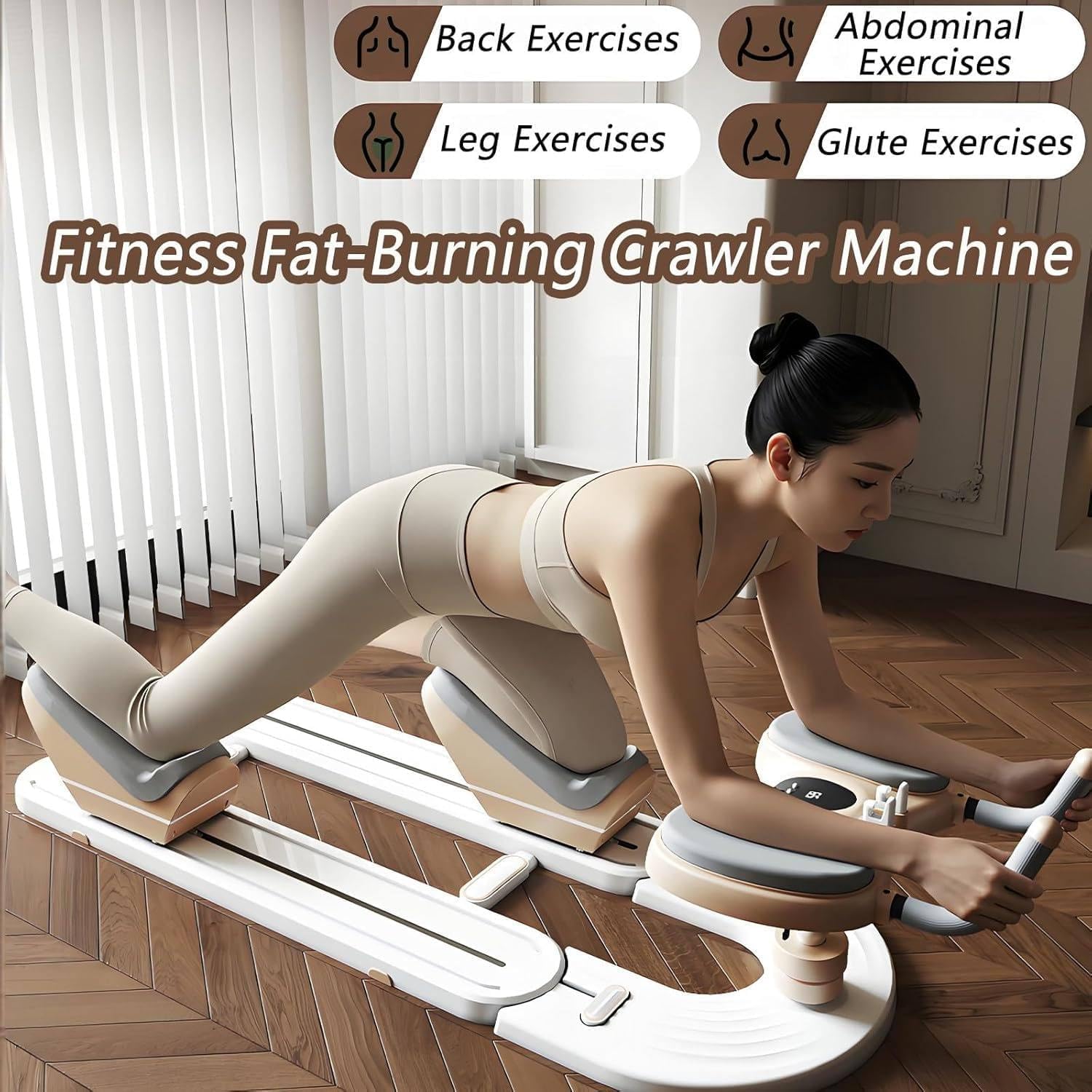 Spine Twist Stretch Trainer - odpinany przyrząd do ćwiczeń talii dla seniorów i osób w średnim wieku, idealny do modelowania talii, rozciągania nóg i ćwiczeń czołgania