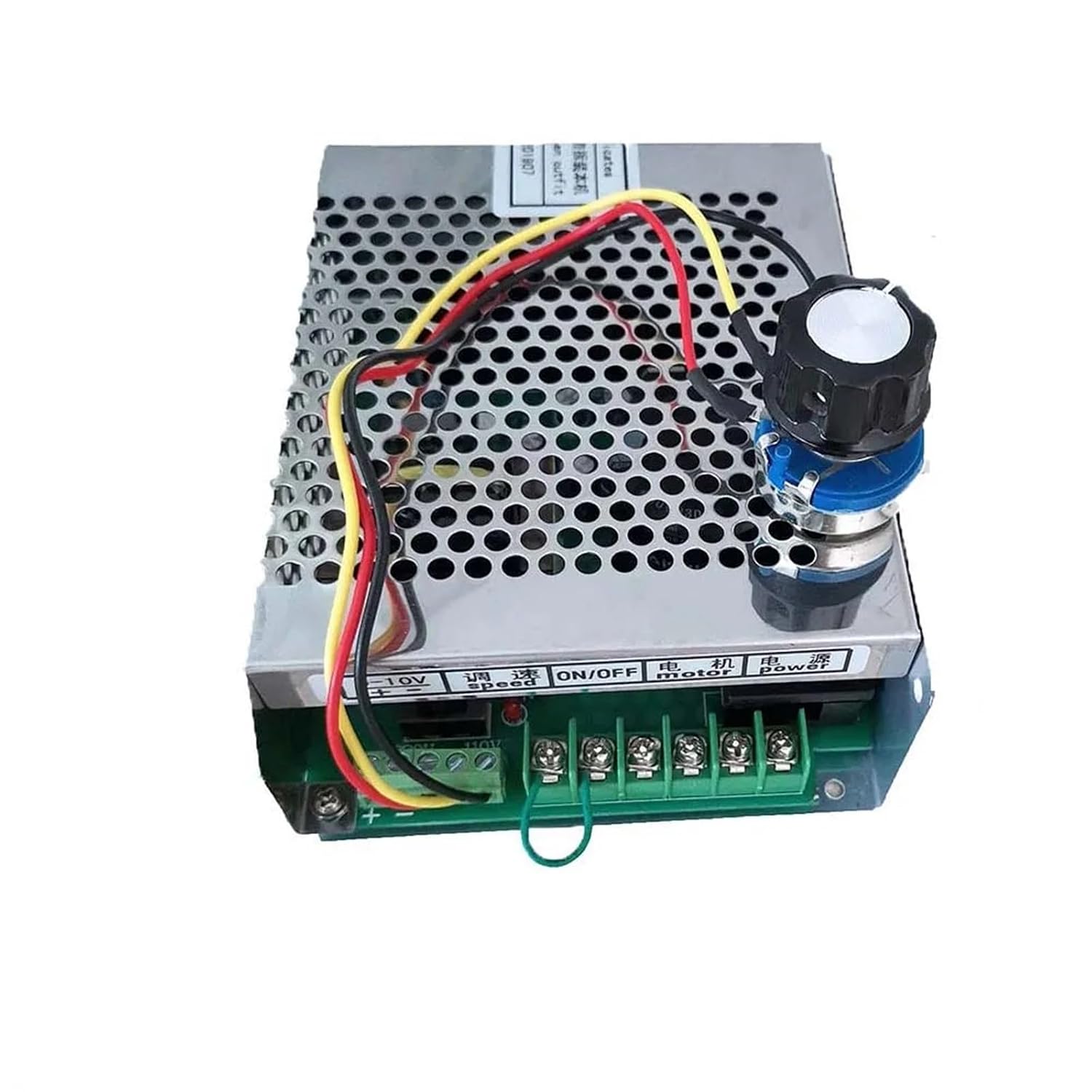 Air Cooled 0.8kw DC110V 20000RPM spindleMotor Kit / 800W Spindle Motor + Power Supply Speed Governor for Engraving(Package 4)