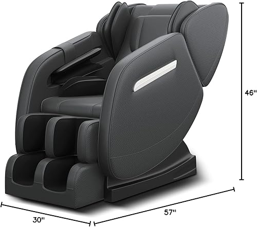 Miniatura 3 de FOELRO Silla de masaje de cuerpo completo 2022 reclinable Shiatsu de gravedad cero con bolsas de aire calentador de espalda rodillo de pie y altavoz