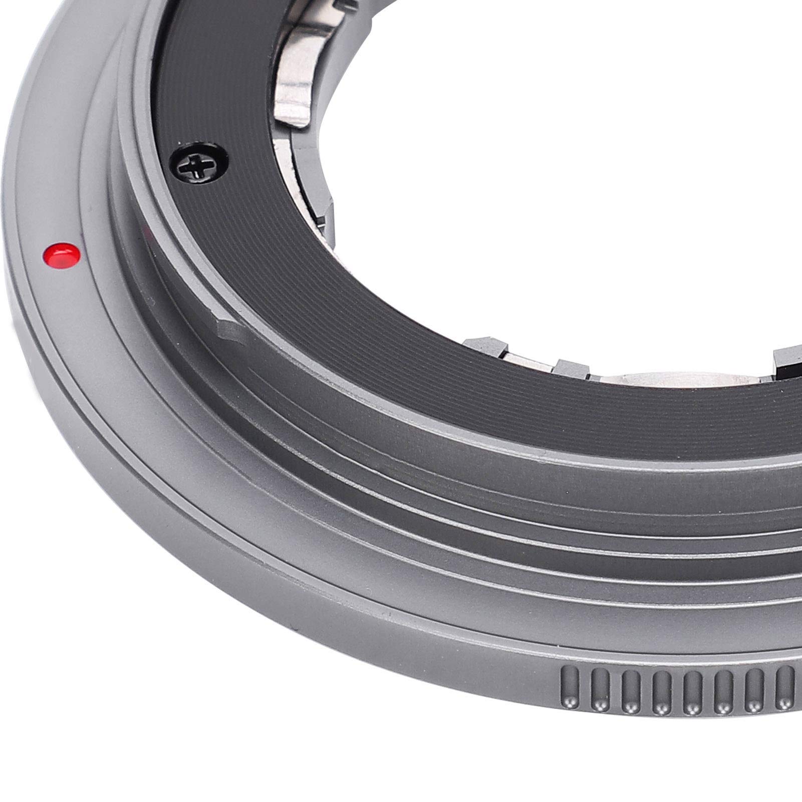 Anneau Adaptation MGFX, Convertisseur Objectif à Mise au Point Manuelle en Alliage d'Aluminium pour M Objectif vers pour Fuji GFX 50R 50S 100 Appareil Photo