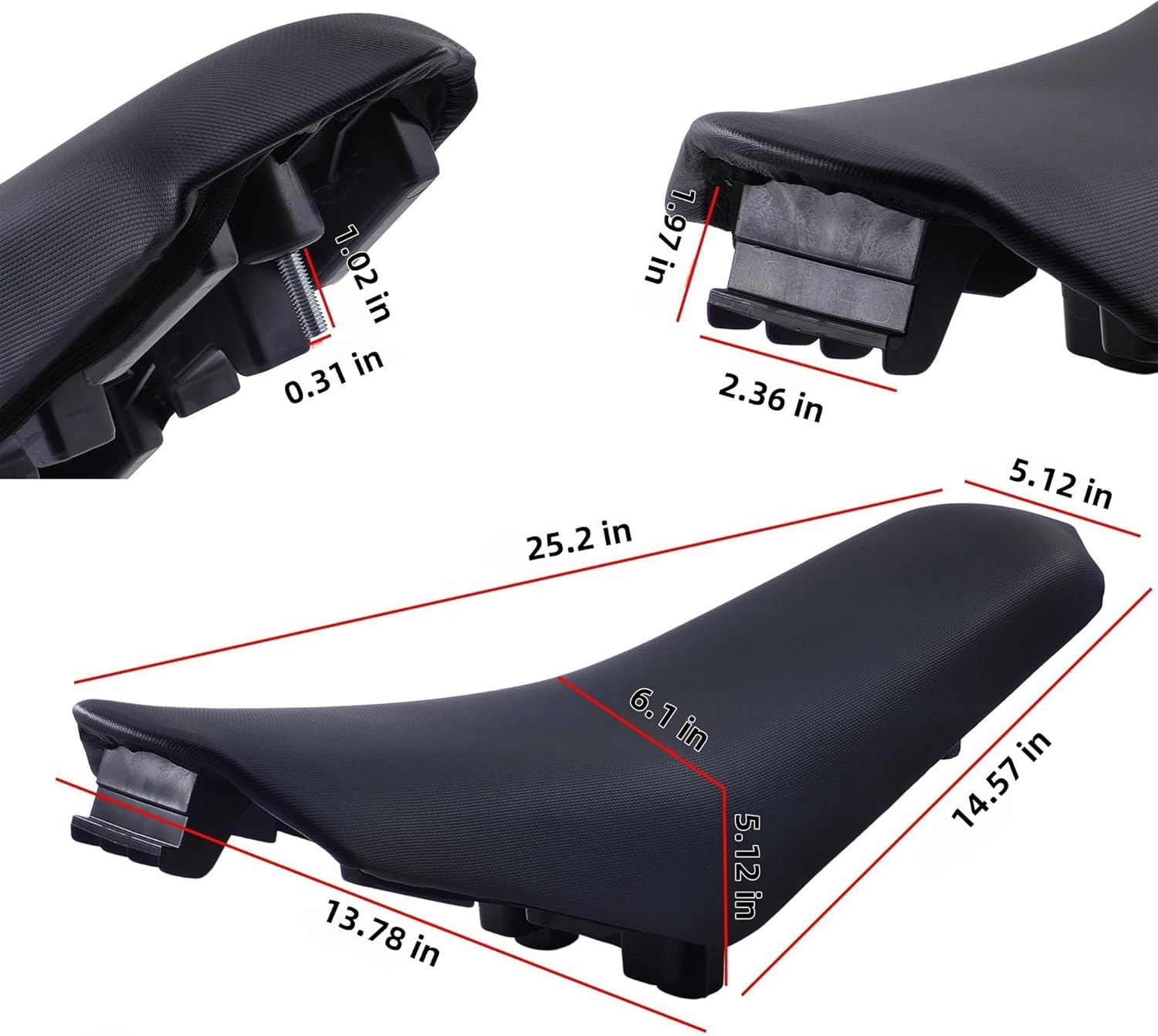 Generic Replacement Seat,Compatible with Tutti Tutto Soleil 01 Electric Bike