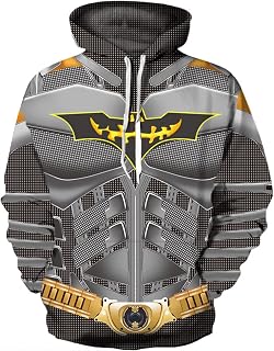 KARISI Long Sleeve Boys Hoodies Funny Jumper Kids, Hooded Men's Hoodie With Pockets, Novelty 3D Printed Sweatshirts Pullover Sweater Coat (Color : C, Size : 3XL)