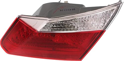 Miniatura 4 de Evan Fischer Conjunto de luz trasera compatible con Honda Accord Inner EX/LX/Sport modelos Sedan lado del pasajero 2013-2015