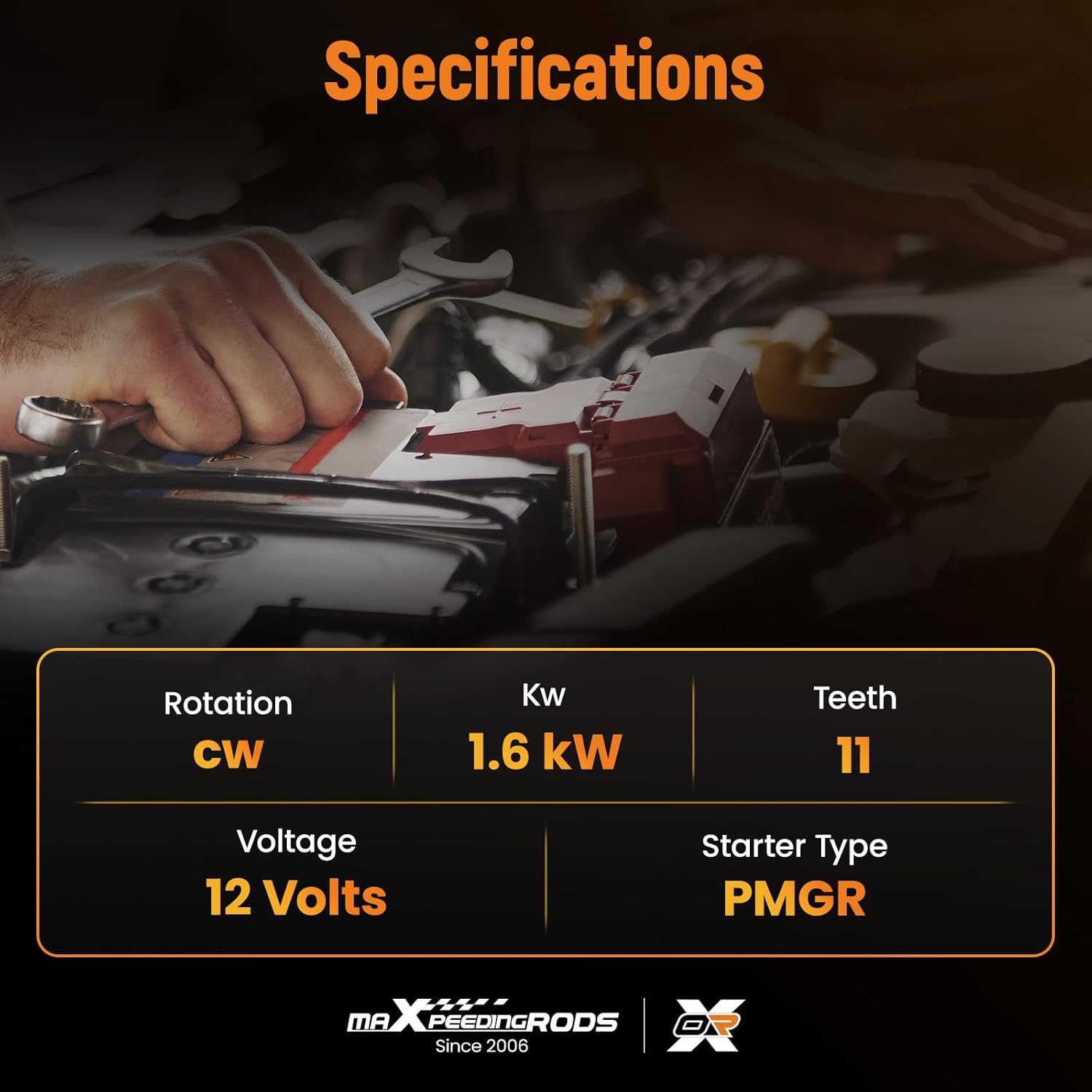 maXpeedingrods 6449N Starter for Cadillac Escalade 1999-2000, Chevrolet Van Astro 1997-1998, Blazer 1994-1998, Express Vans 1500/2500/3500 1996-2002, for GMC Chevy C1500 C2500 C3500 K1500 K2500 K3500