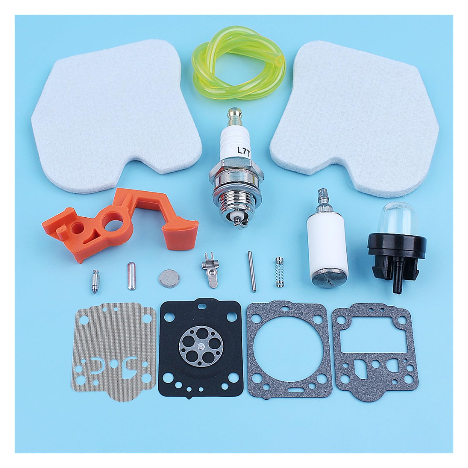 Service Carb Kit filtre à carburant air for McCULLOCH CS340 CS380 tronçonneuse ligne de gaz ampoule d'amorçage ensemble bougies d'allumage pièce rechange