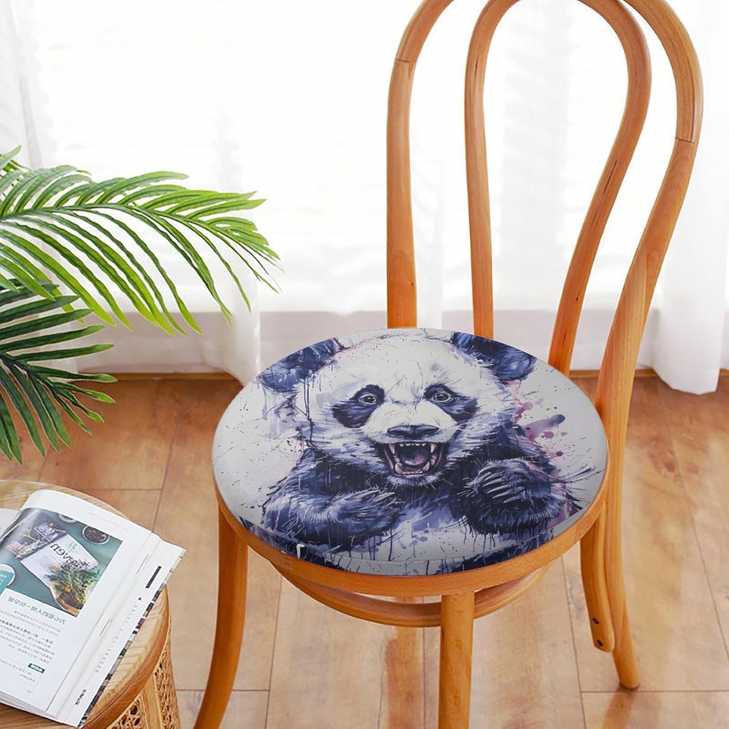 Naughty Panda Chair Cushions Floor Pillow Chair Pad