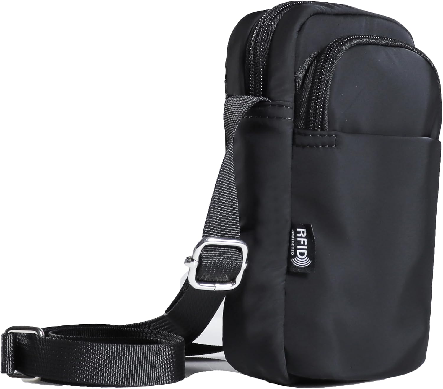 rfid blocking crossbody bags for men travel family travel security passport holder multiple passport wallet for 6 anti theft bag with airtag slot flight pouch for women waterproof shoulder bag