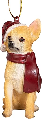 Vista 130 de Design Toscano - Figura de perro para decoración navideña.