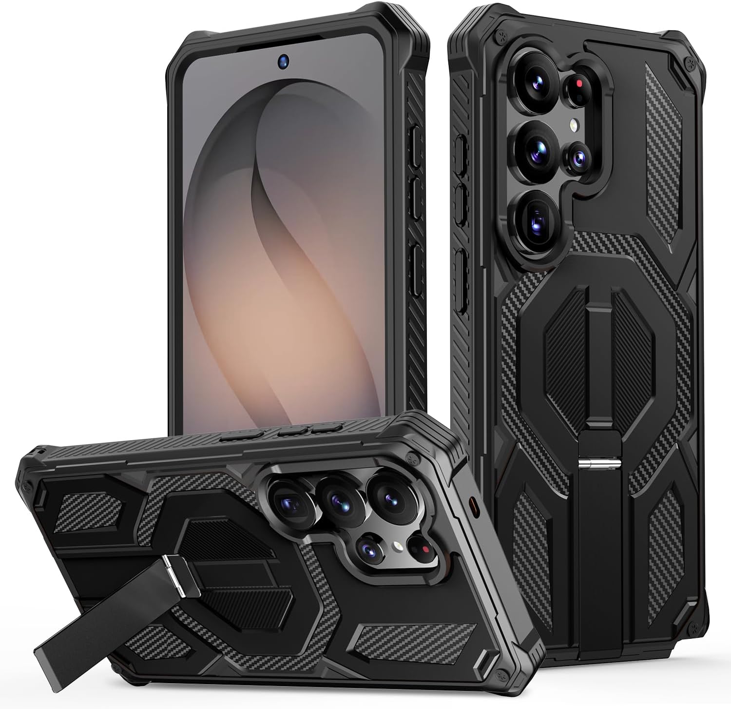 Strong Magnetic & Built-in Stand for Samsung Galaxy S25 Ultr
