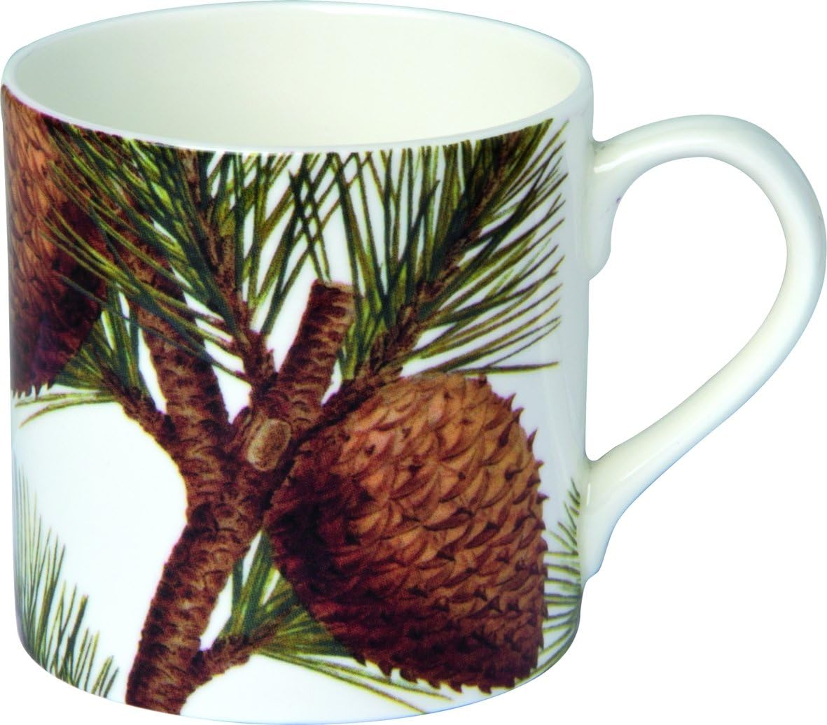 Caskata Studio Big Cones Bone China Mug 350 ml 8.5 x 8.5 cm