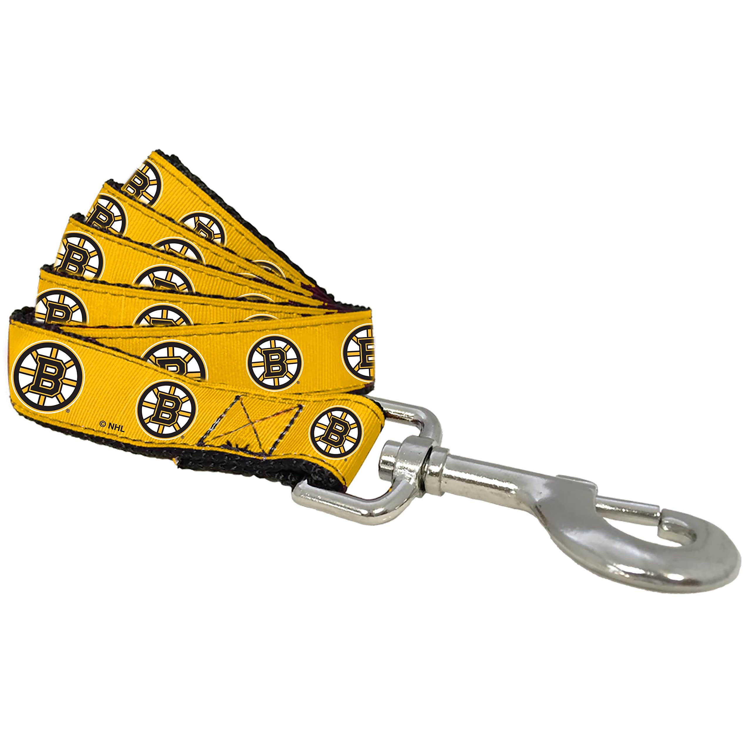 Laisse Boston Bruins de All Star Dogs pour grand chien de 6 pieds