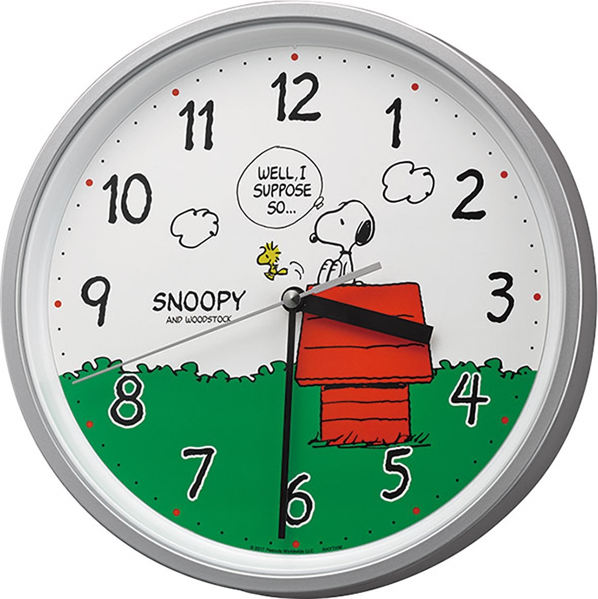 Amazon.co.jp: リズム(RHYTHM) SNOOPY (スヌーピー) 掛け時計 