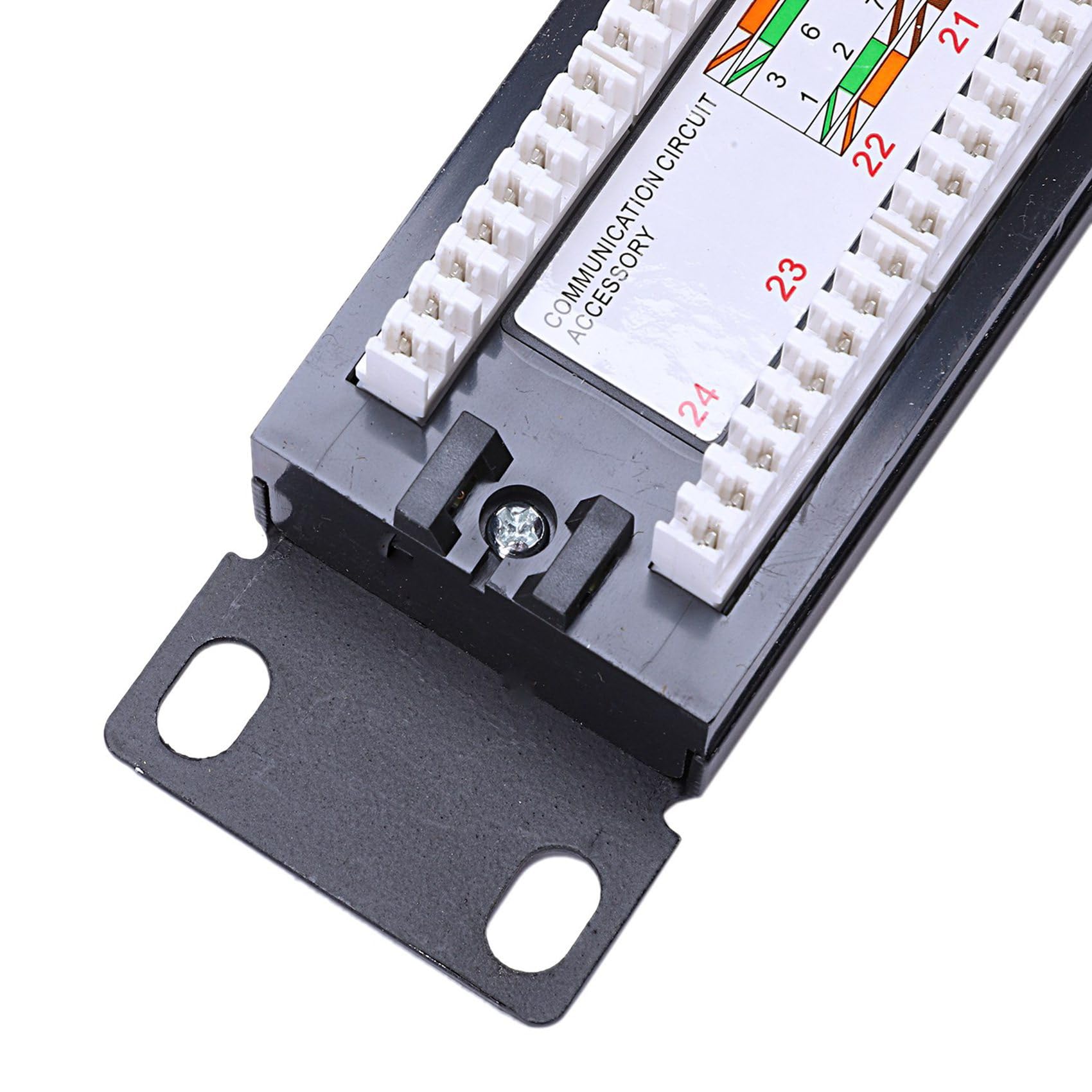 rieder 3X UTP 24 przyłącze Rj45 Patch Panel Rack Kabel Uchwyt ścienny Rack Tool Ethernet LAN Network Adapter CAT6