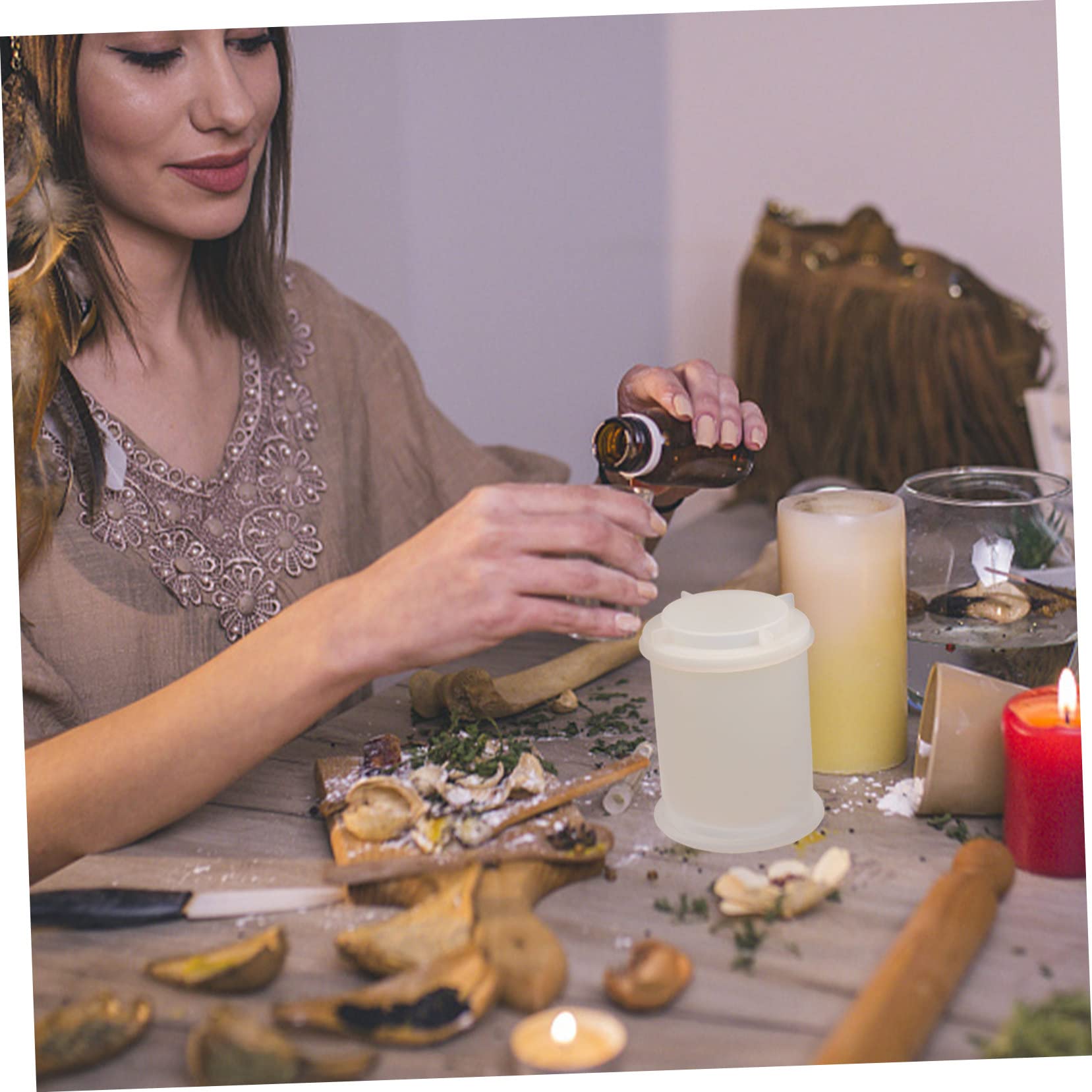 SHINEOFI 3sätze Silikon Kerzenhalter Gießform Für Teelichter Kerzenständer Form Für Handgefertigte Dekoration Leicht Zu Reinigen Für Kreative Bastelprojekte