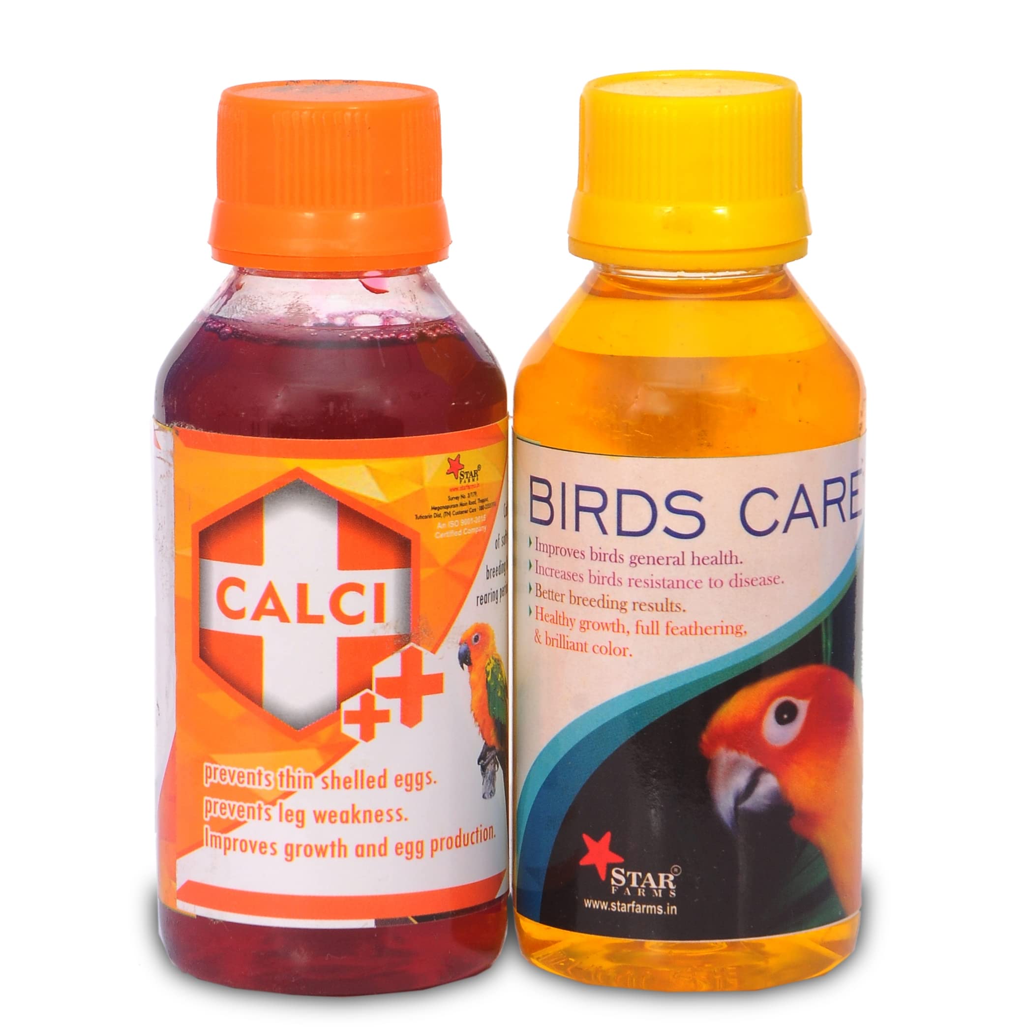 STAR FARMS Birds care (Vitamin) & Calci plus Health Supplements for birds, 200 ml - (Combo Pack of 2) / All Love Birds, Cockteils, Finches, Conures, Parrots, Macaws, Senegals, Parrots (B09YYLD21Y) Amazon Price History, Amazon Price Tracker