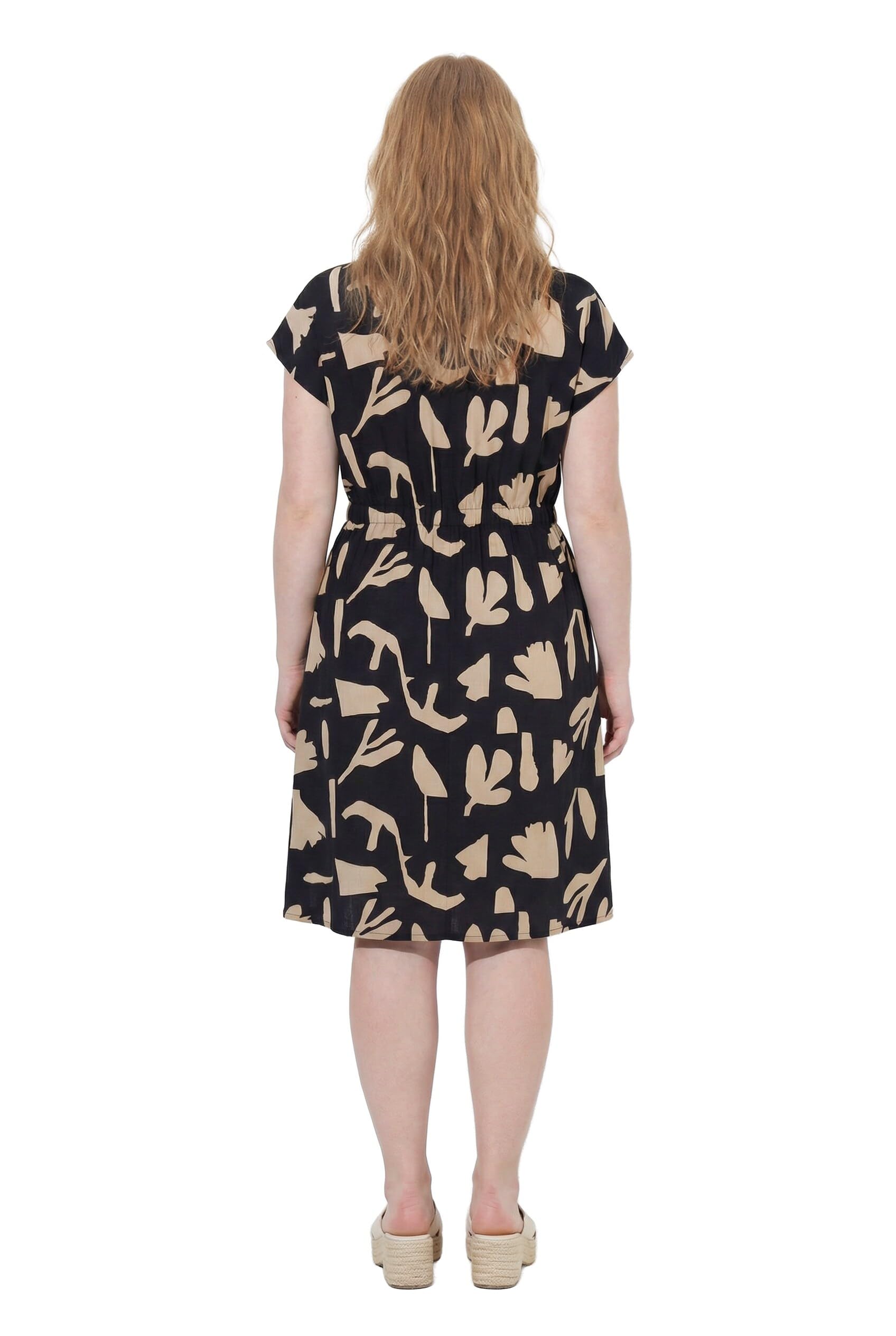Ulla Popken Damen Midikleid
