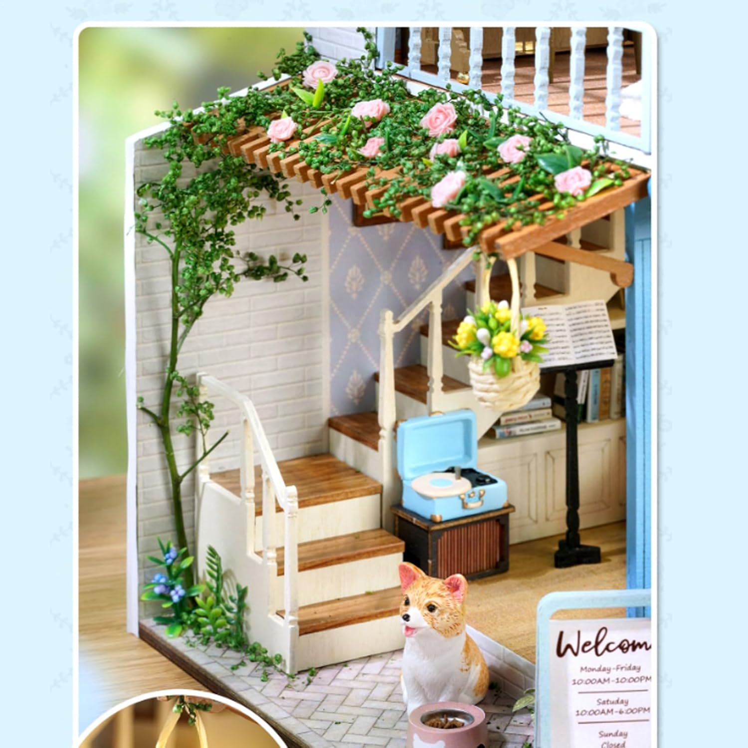 ドールハウス キット DIY ミニチュア アンティーク風 かわいい