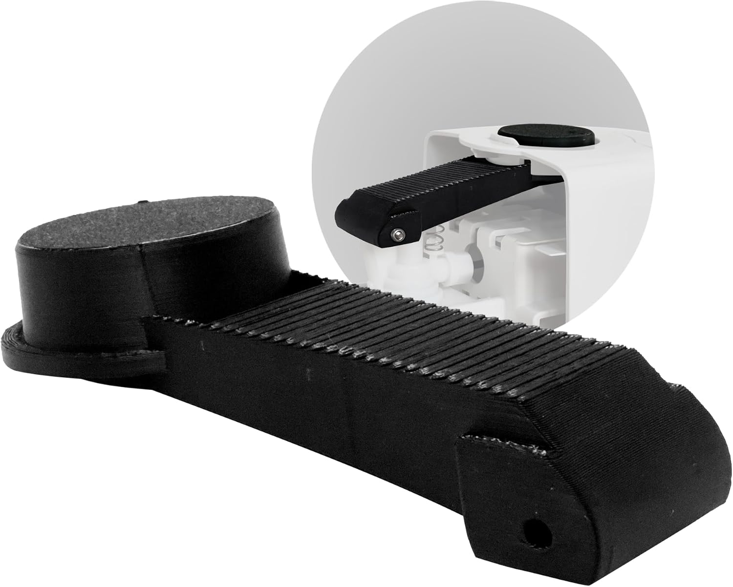 SplashNColor Release Lever for SodaStream Fizzi - Push Button Replacement for SodaStream Repair - Compatible with SodaStream Fizzi Machines - Durable and Easy-to-Install Design - ABS (Black)