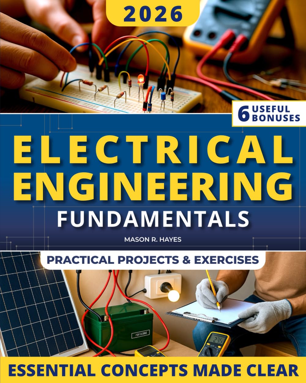 Electrical Engineering Fundamentals: A Clear and Practical Introduction to Core Concepts with Visual Explanations and Real-World Applications | No Prior Engineering Background Required