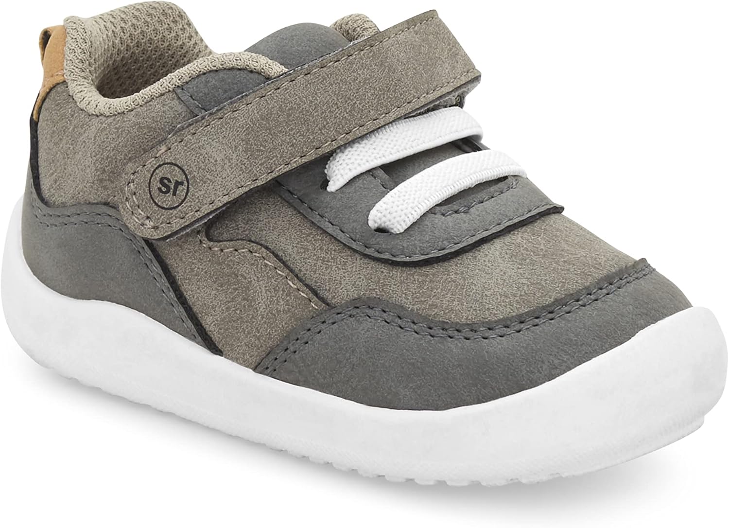 Stride Rite 360 Boys Nick Sneaker, Grey, 6 Toddler