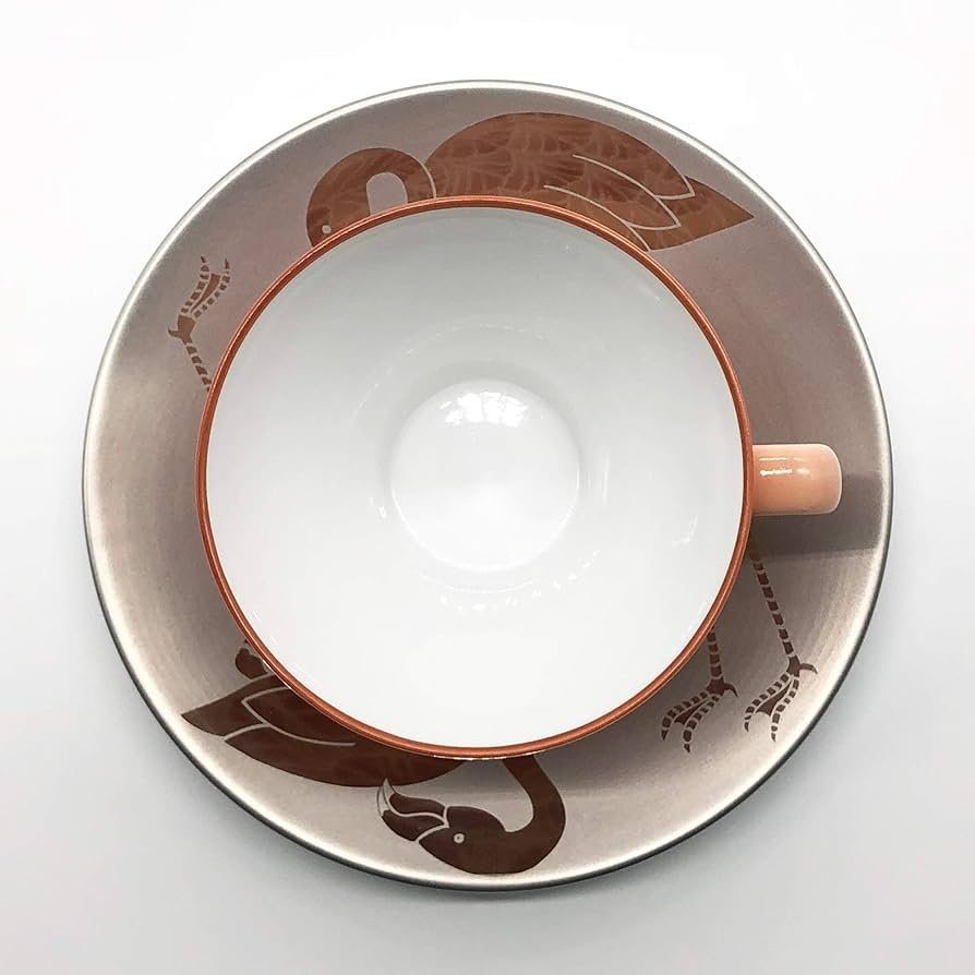 Amazon｜香蘭社 コーヒー碗皿 フラミンゴ ピンク 1567-1HYA