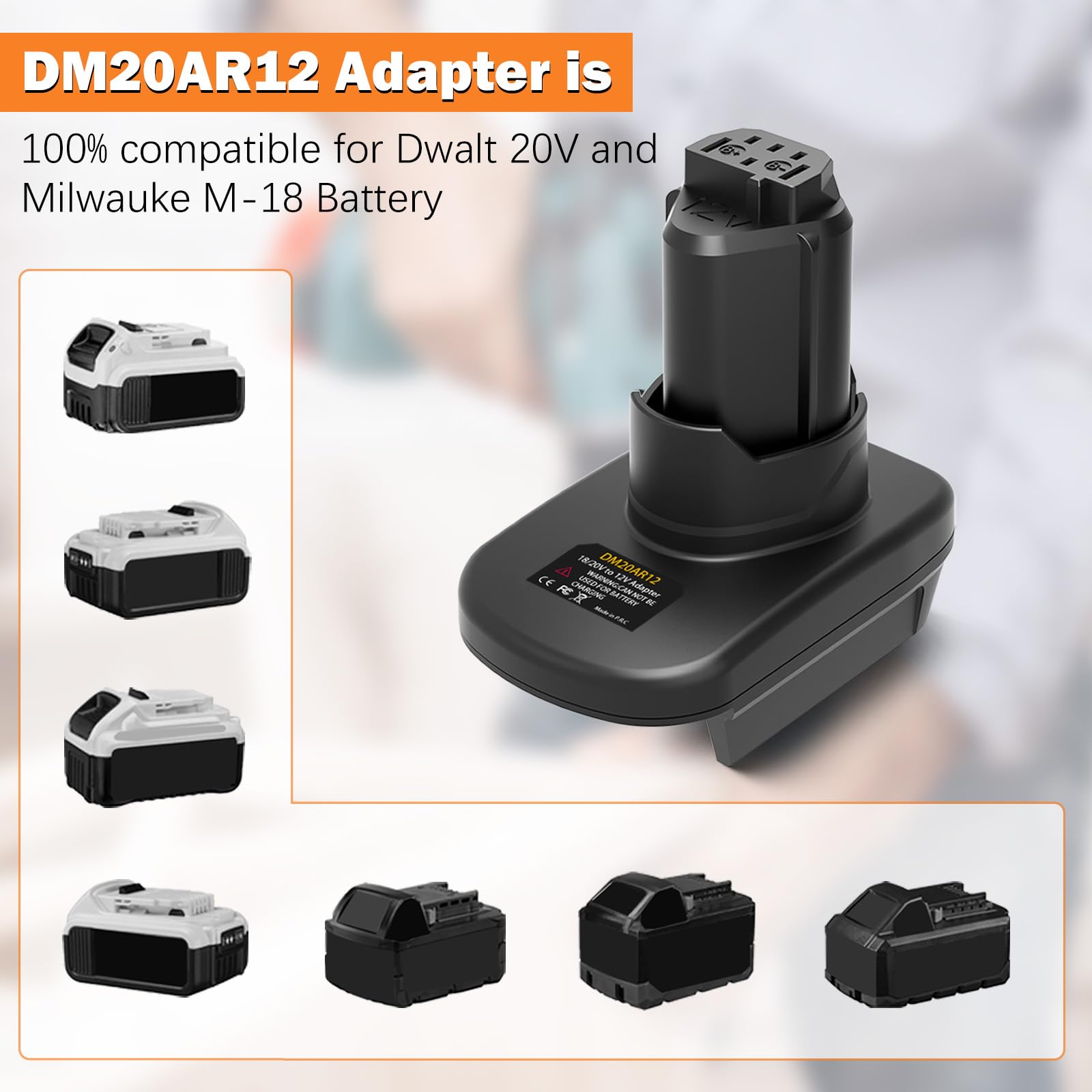 Adattatore batteria per Ridgid/AEG a Maka/Dewalt/Milwaukee Tool, per batteria Maka/Dewalt/Milwaukee a strumenti Ridgid/AEG  1420