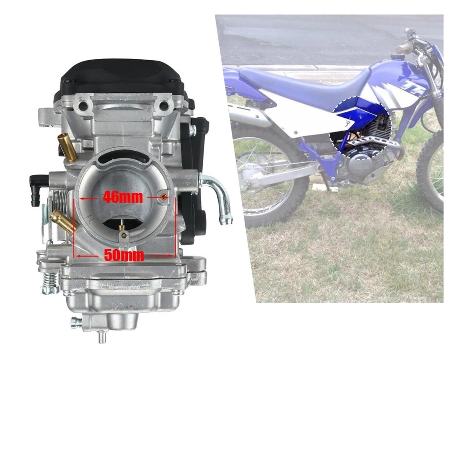 Motosierra Carburador Carburador Para TTR225 Para TTR-225 1999 2000 2001 2002 2003 2004 Conjunto De Carb 5FG-14901-00-00