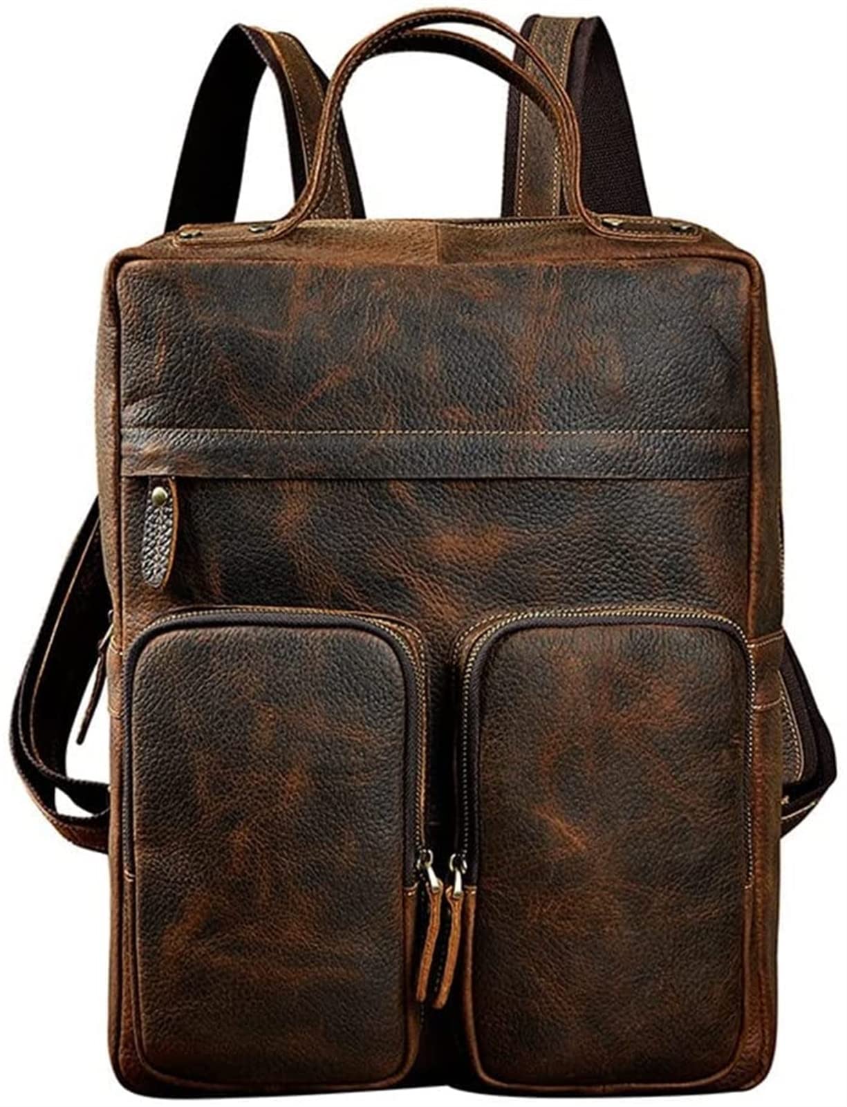Mochila Retro Mochila a Gran Capacidad Mochila de 15 Pulgadas Computer Bag Style (Color : A, Size : 38 * 30 * 12cm)