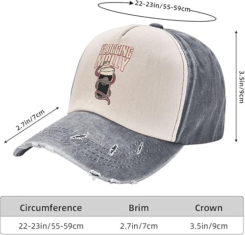 Miniatura 2 de Mans - Gorra de béisbol para mujer, estilo vintage, lavada, desgastada, para festival de música