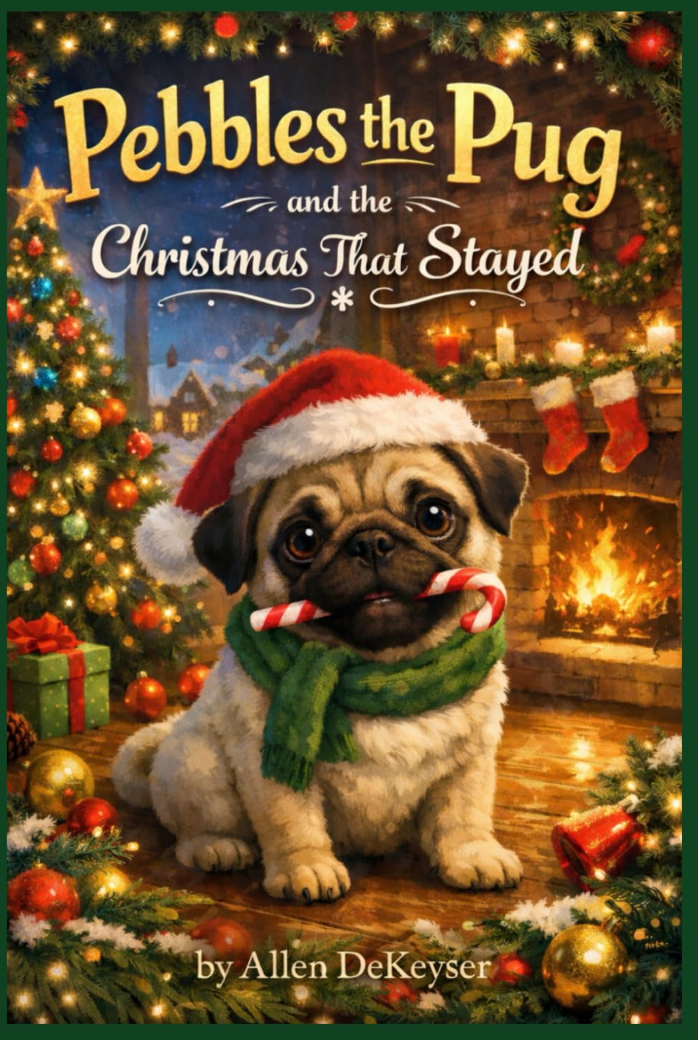 Pebbles the Pug and the Christmas That Stayed: A Christmas Story Told by Pebbles (Pebbles the Pug Adventures)