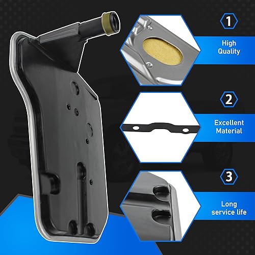 Miniatura 3 de 4L60E Kit de filtro de transmisión automática para automóvil compatible con Chevrolet Avalanche Blazer C1500 Silverado 1500 2500 Cadillac GMC