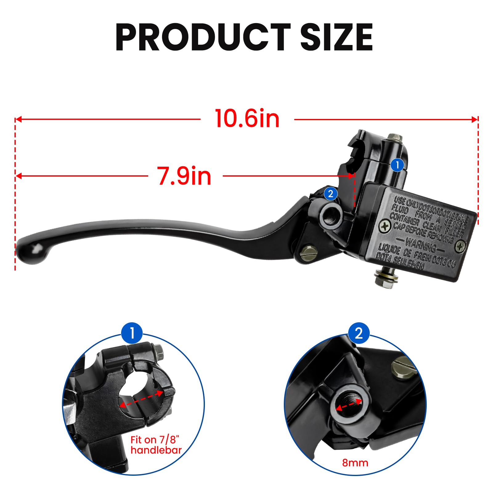 Honda Foreman 450 Brake Cylinder High Strength Front For Honda