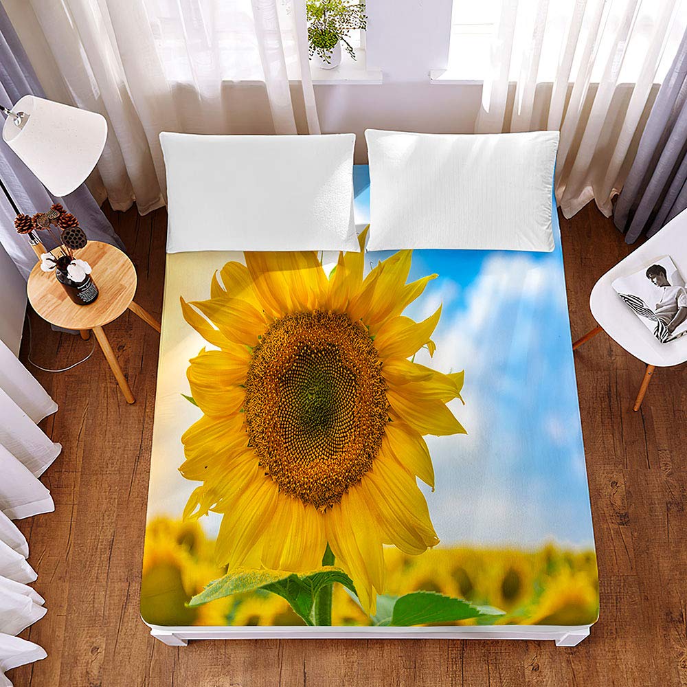 Drap housse 160x200 antidérapant pour matelas épais