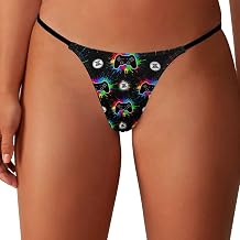 Invisible No Show Thong, Low Rise Breathable G-String for Women