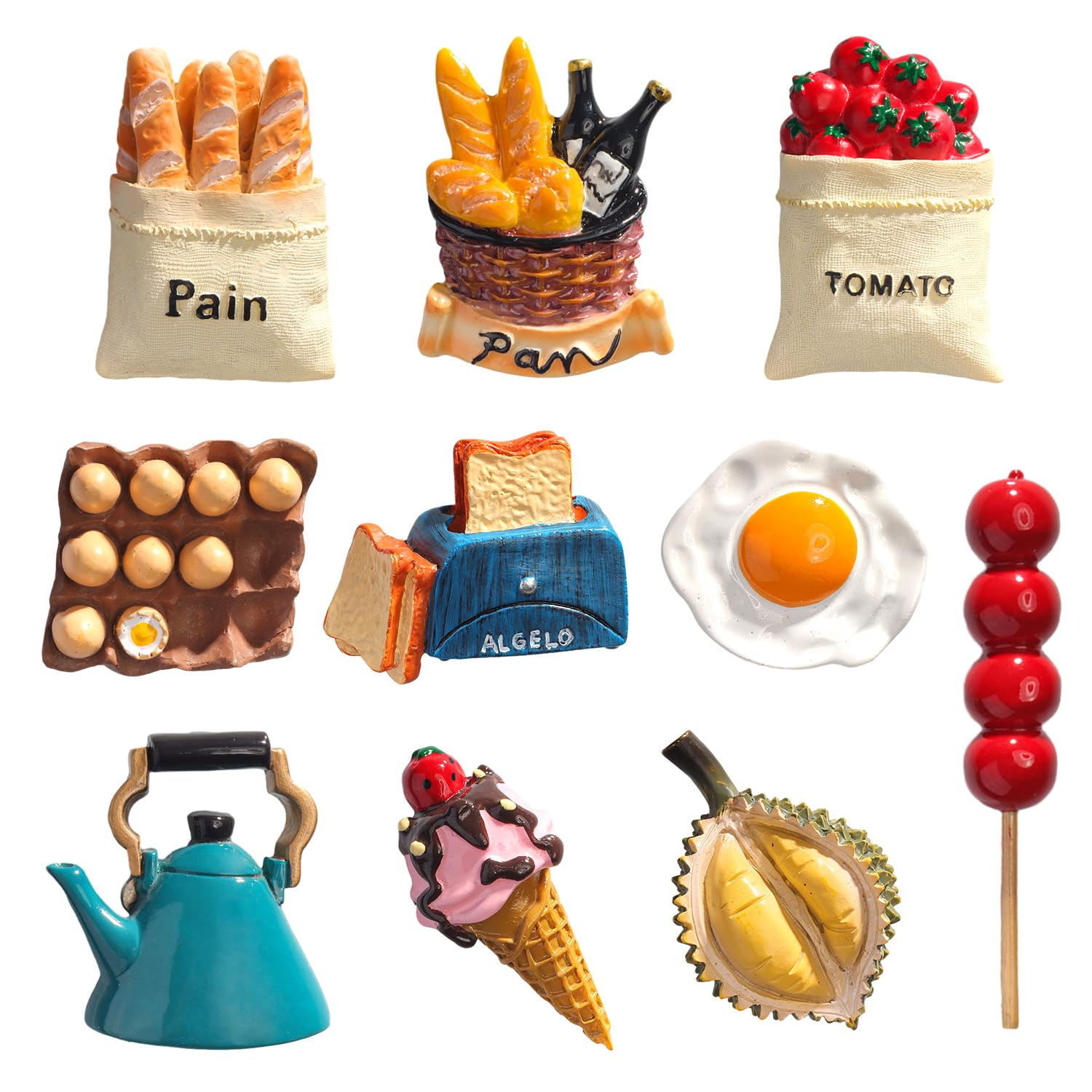 Magneti Per Frigorifero 12 Pezzi - Design 3D In Vetro, Modelli Fiori, Per Decorazione Casa/Ufficio - Foto 9