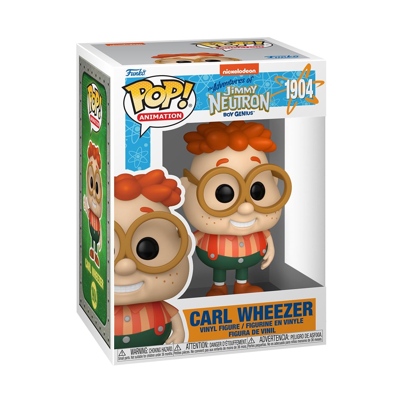 Funko Pop Animation: Jimmy Neutron - Carl - Collectable Vinyl Figure - Gift Idea - Official Merchandise - Toys for Kids & Adults - Cartoon/Animation Fans