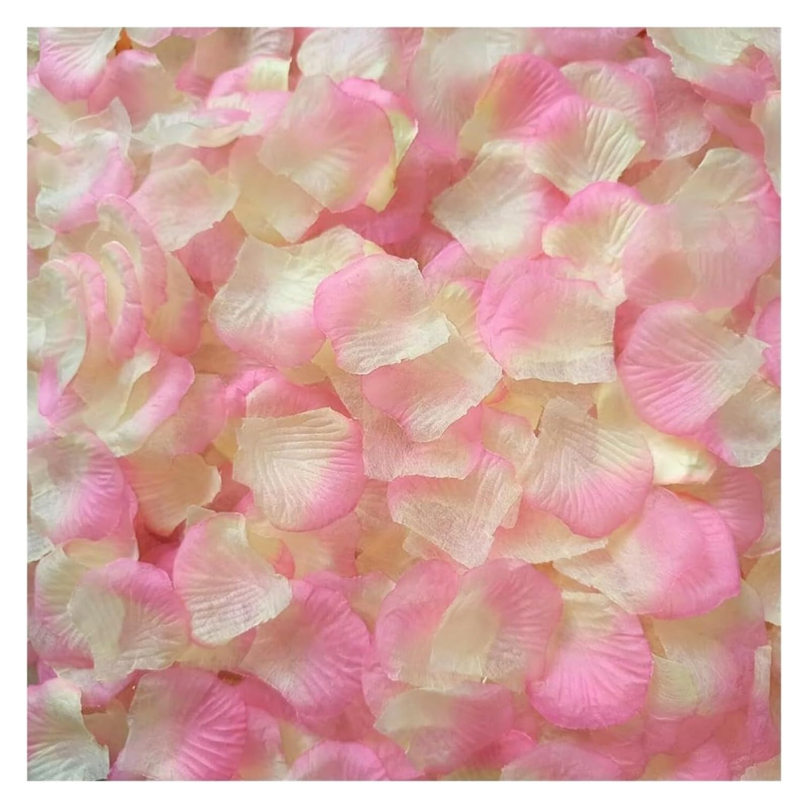 BPABDEITR Artificial Silk Rose Petals Multicolor 1000/3000 Pcs Wedding Decoration(Champagne Pink,3000pcs)