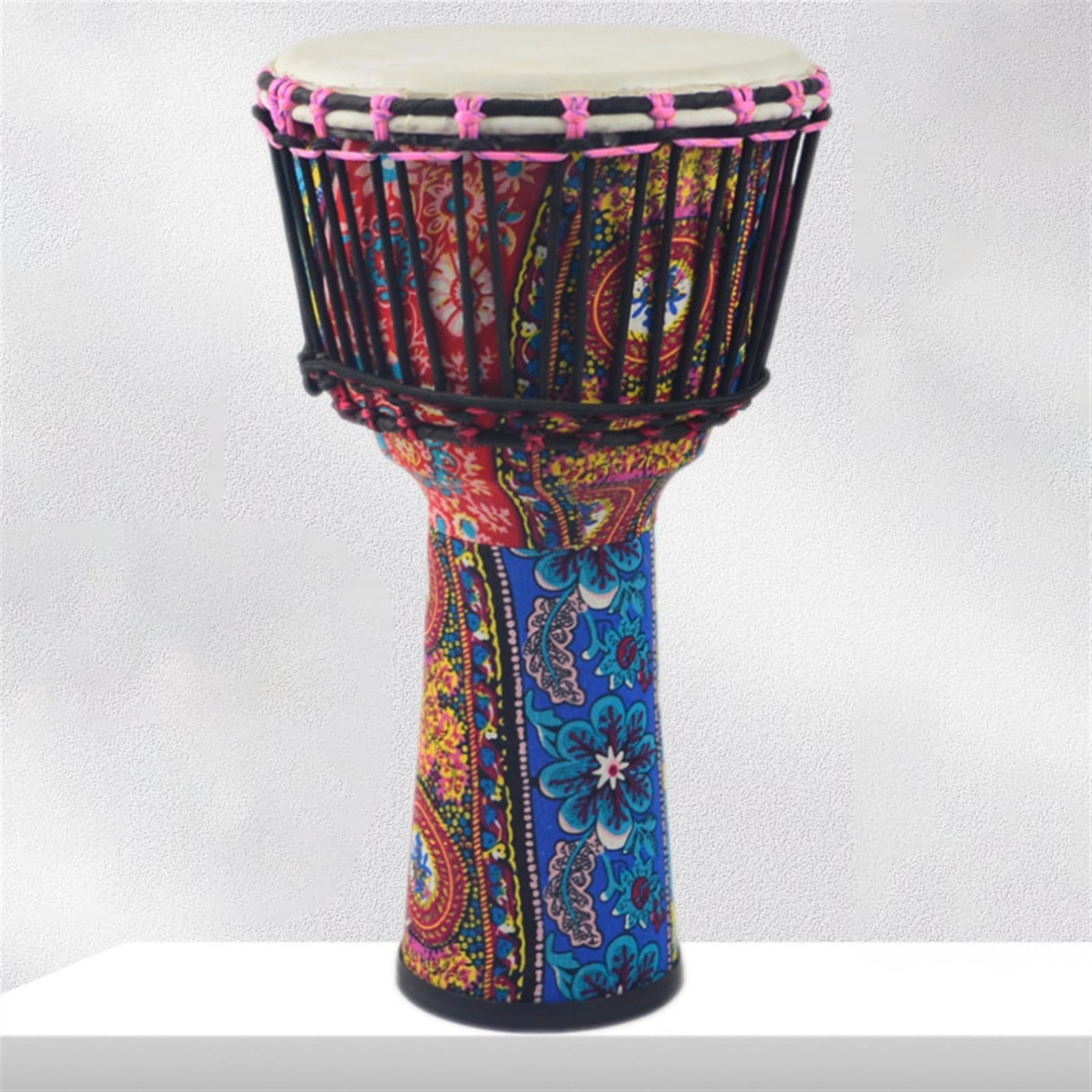 8,5-Zoll-PVC-Tamburin Aus Leichtem Schaffell, Verstellbares Tamburin Für Erwachsene, Afrikanische Trommel Afrikanische Trommel Instrument (Color : B)