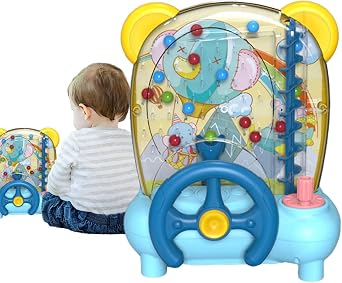 Electronic Pinball Machine, Automatic Ball Catcher for Kids, Puzzle Focus Training Game Machine, Revolutionary Desktop Toys Mini Kids Arcade Game Machine, Safety Closed Kids Educational Toys for