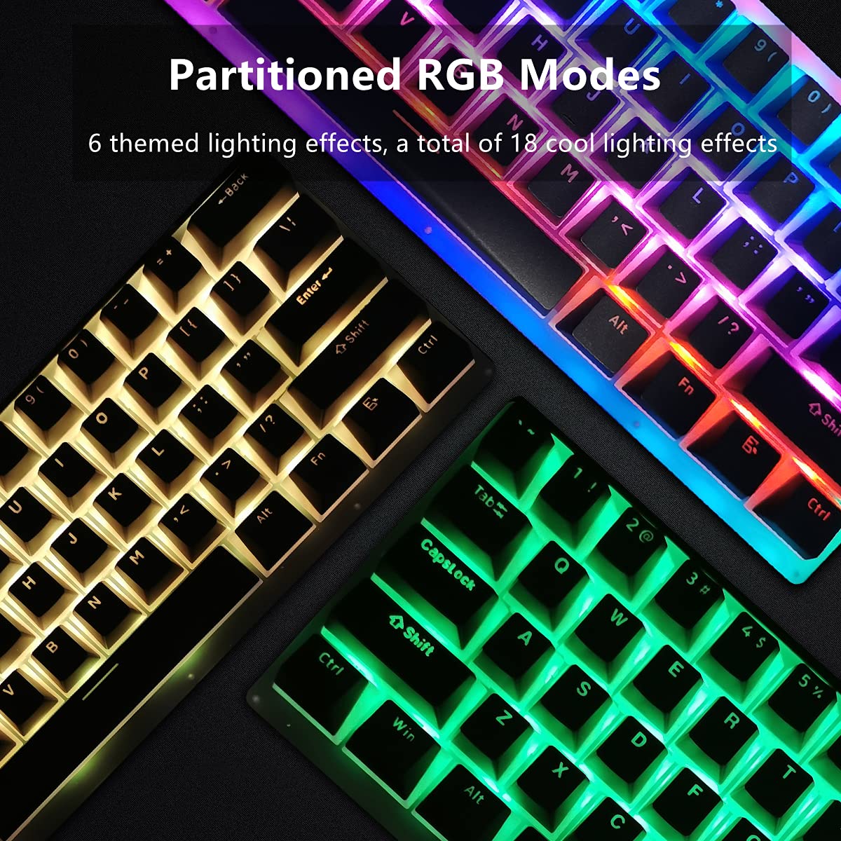 Amazon.com: XVX Womier K61 60% Mechanical Keyboard with PBT